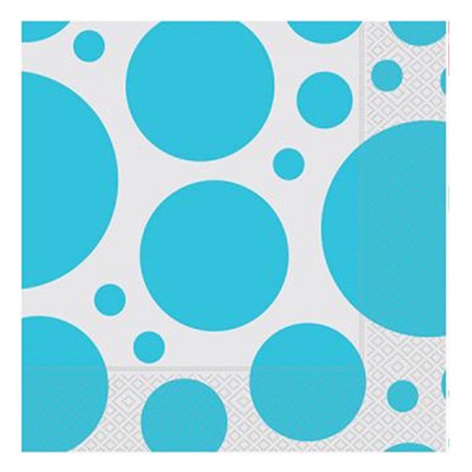 Bebek Mavi Puantiyeli Peçete