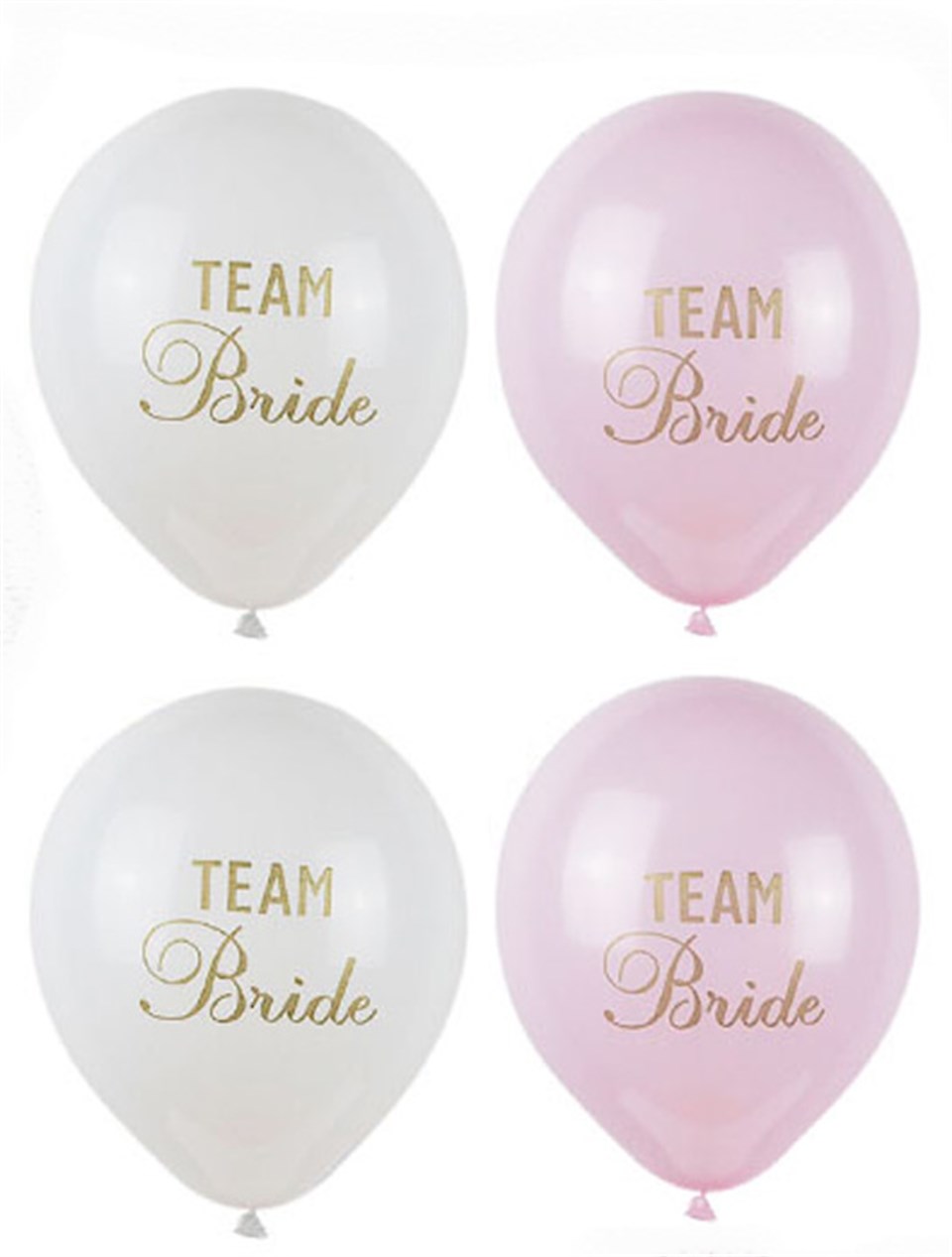 Bekarlığa Veda Metalik Beyaz/Pembe Balon 10lu