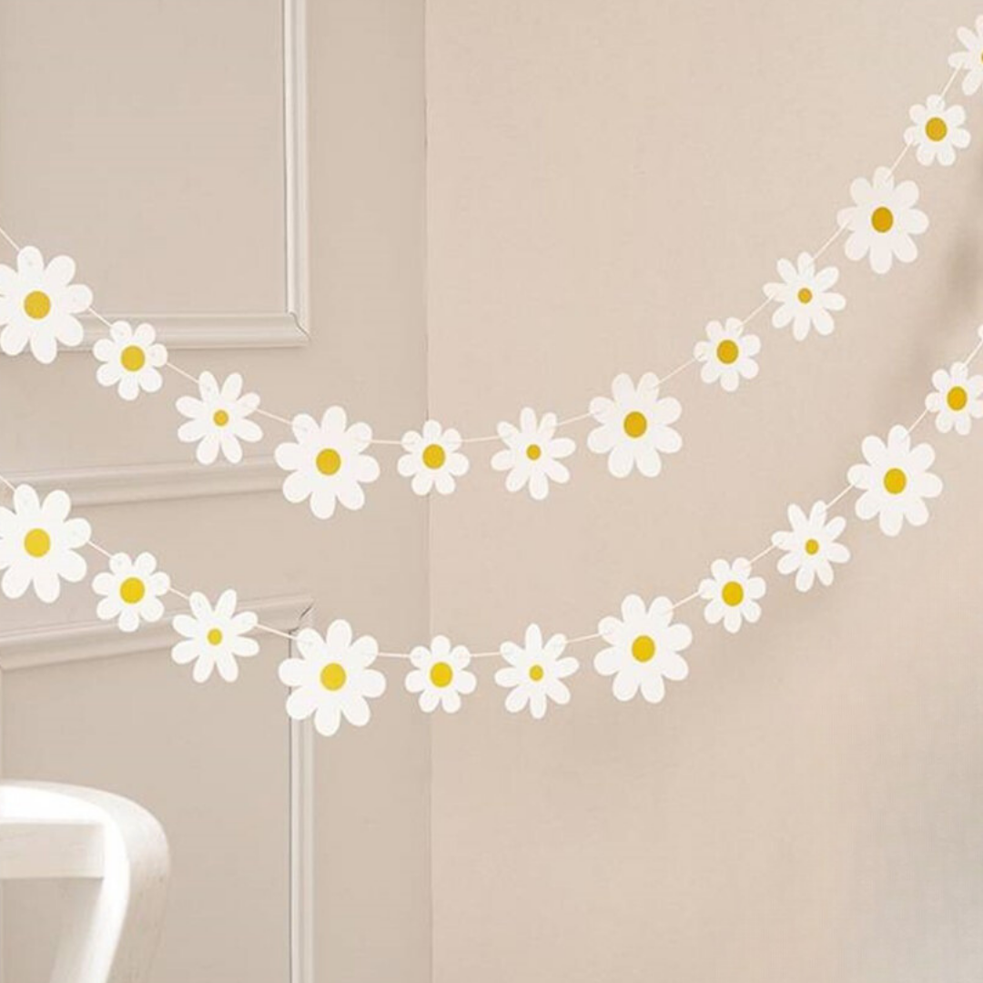 Beyaz Papatya Garlent 