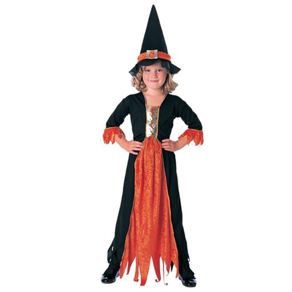 Cadı Kostümü 5-7 Yaş
