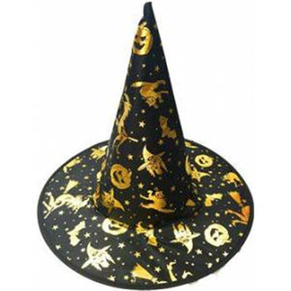 Cadı Şapkası, Halloween Desenli