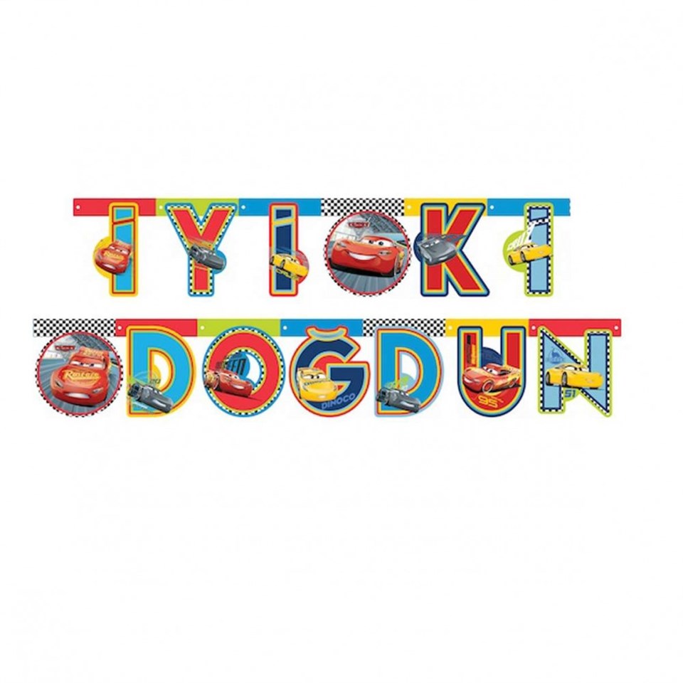 Cars İyi ki Doğdun Banner