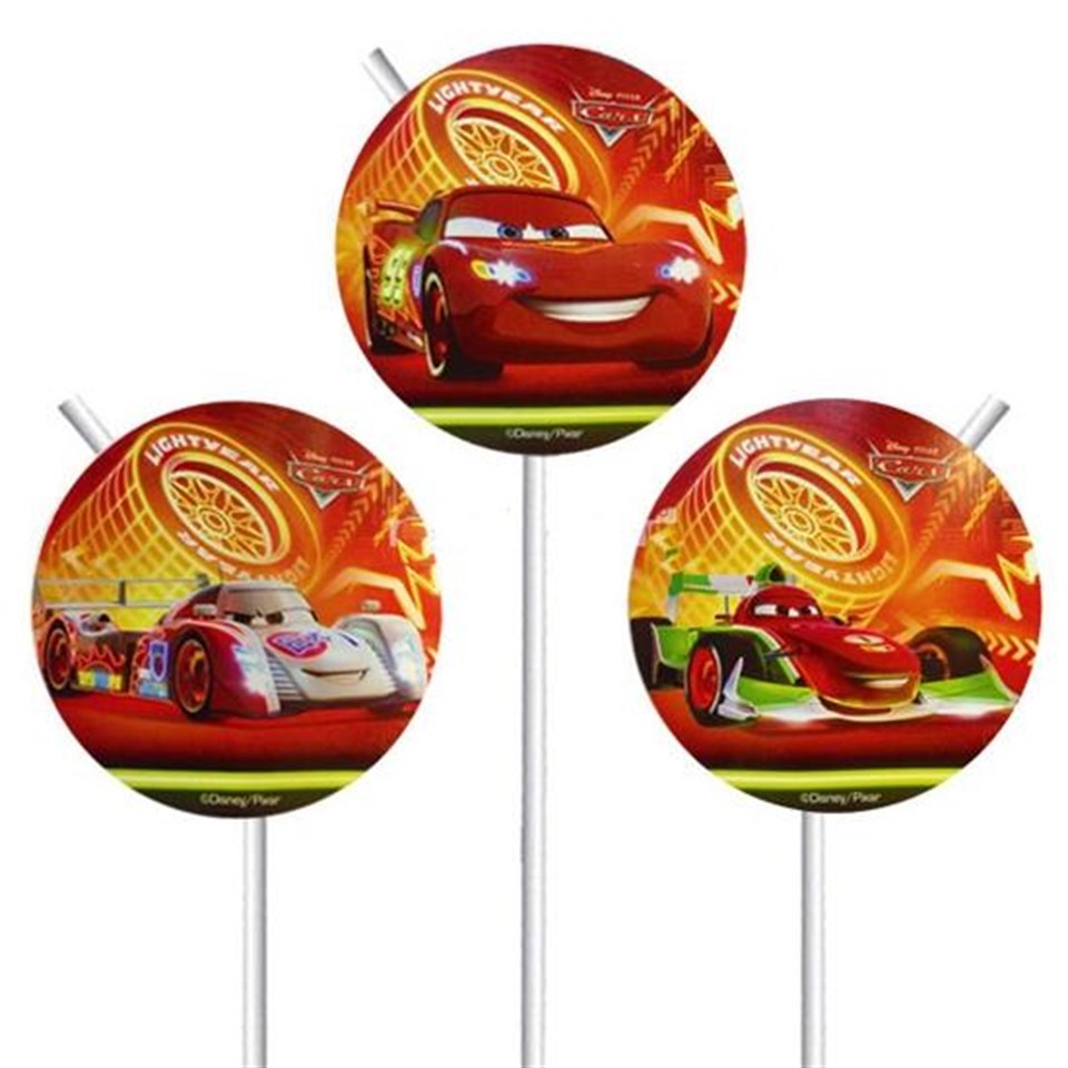 Cars Neon, Pipet 6´lı