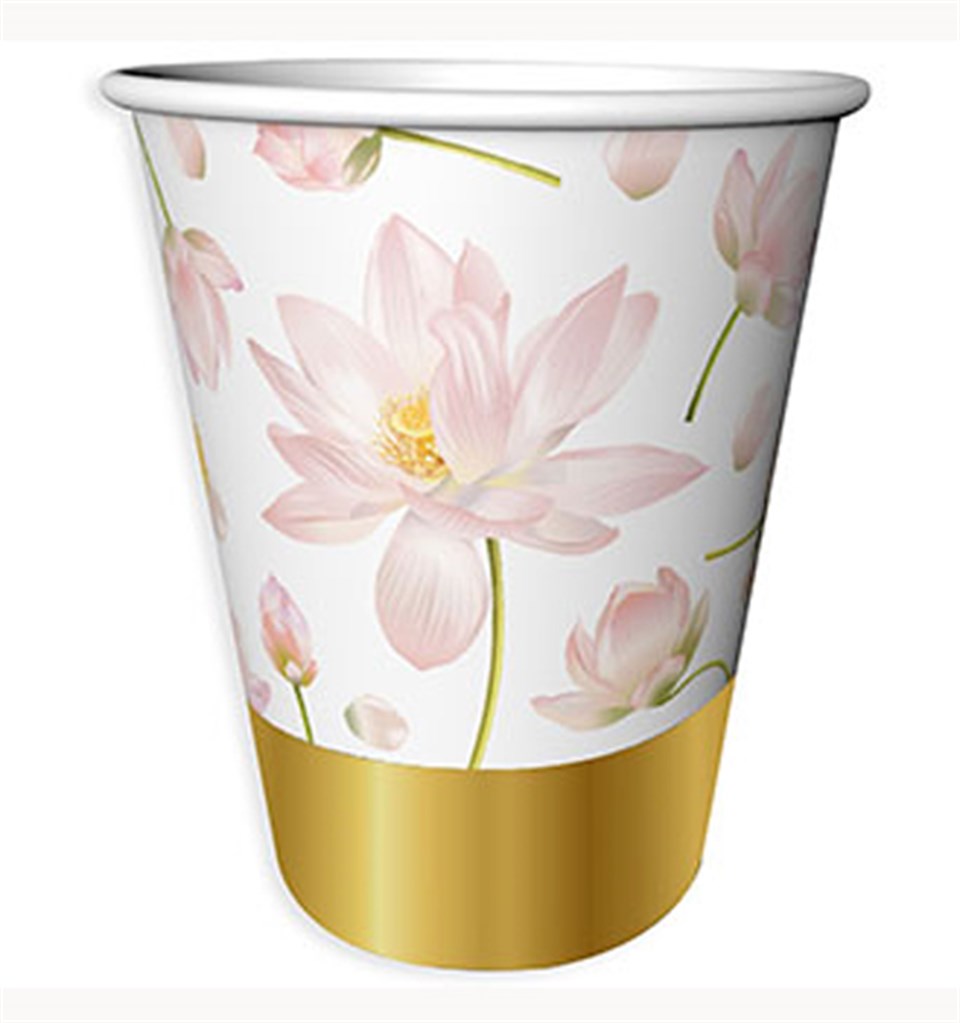 Çiçek Desenli, Bardak 6lı