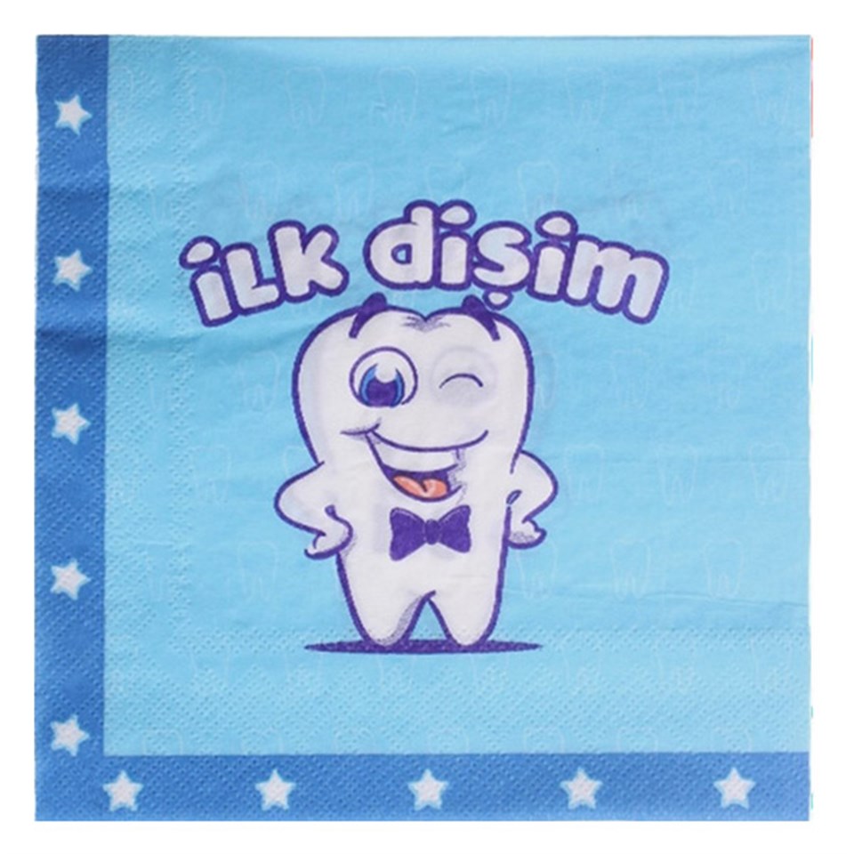 Diş Partisi Mavi Peçete