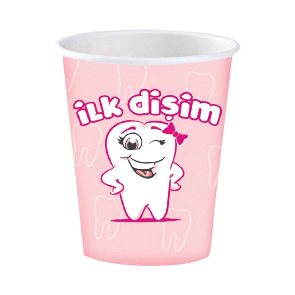 Diş Partisi Pembe Bardak