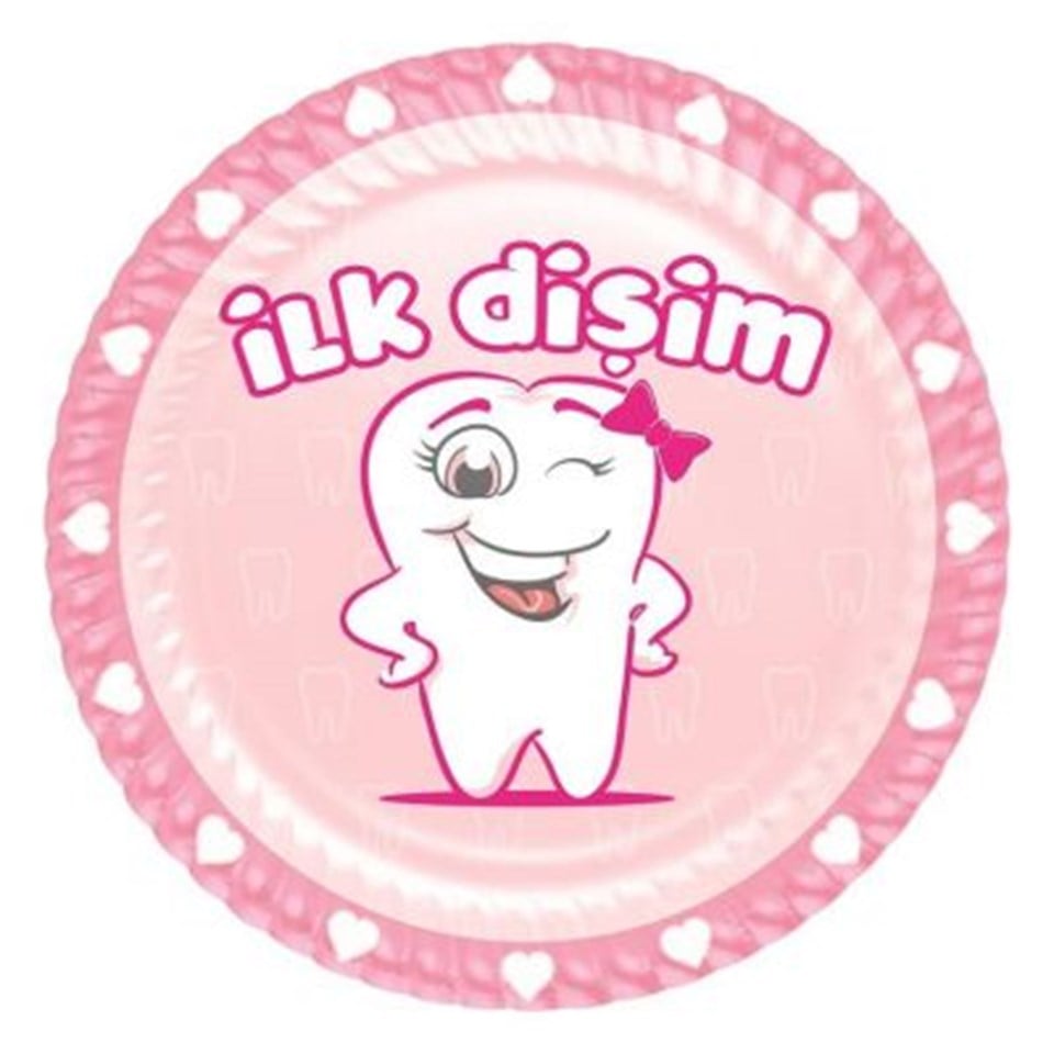 Diş Partisi Pembe Tabak