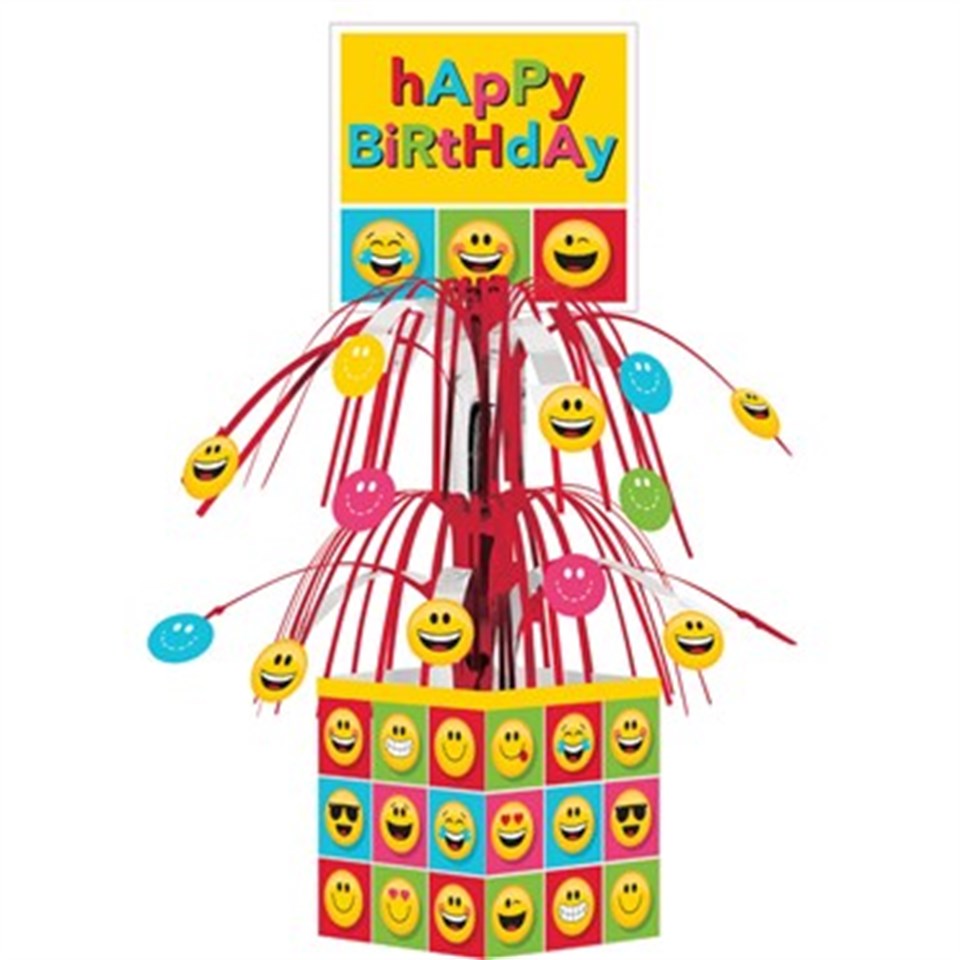 Emojiler Partisi Şelale Masa Orta Süsü