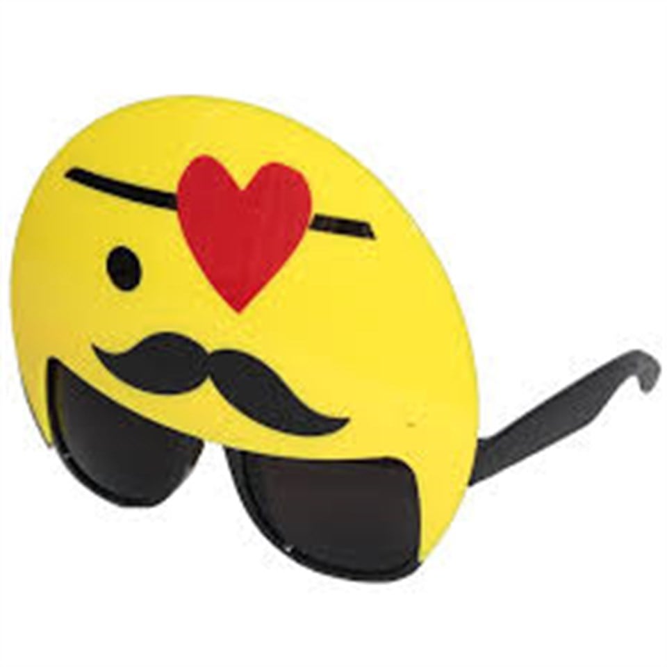 Emojili Parti Büyük Gözlük