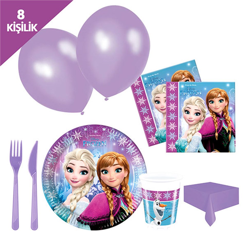 Frozen Kuzey Işıltısı, Parti Seti 8 Kişilik
