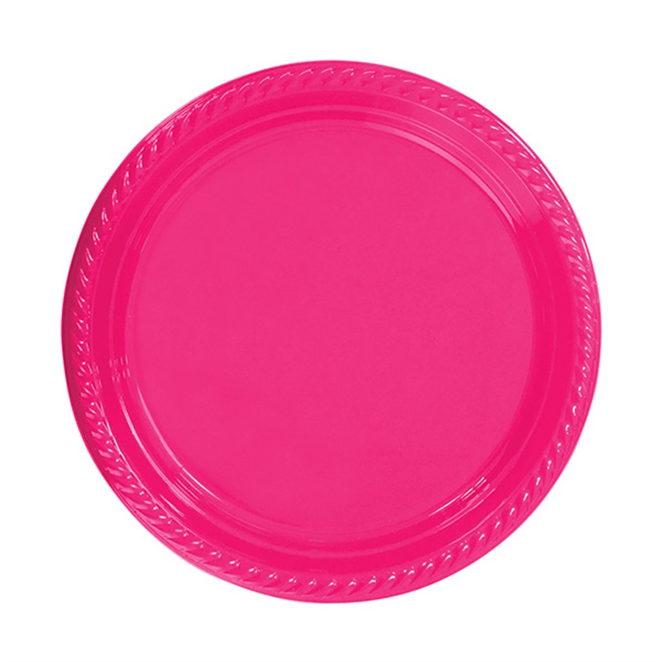 Fuşya, Plastik Tabak 10lu