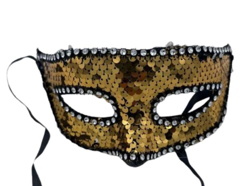 Gold Pullu Maske