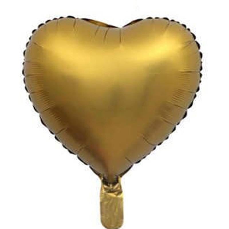Gold Saten Kalp Balon 18