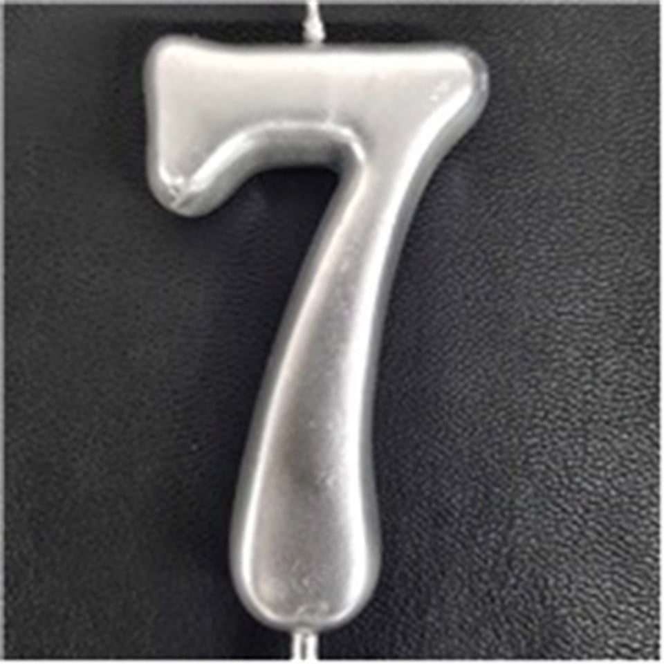 Gümüş Rakam Mum, 7