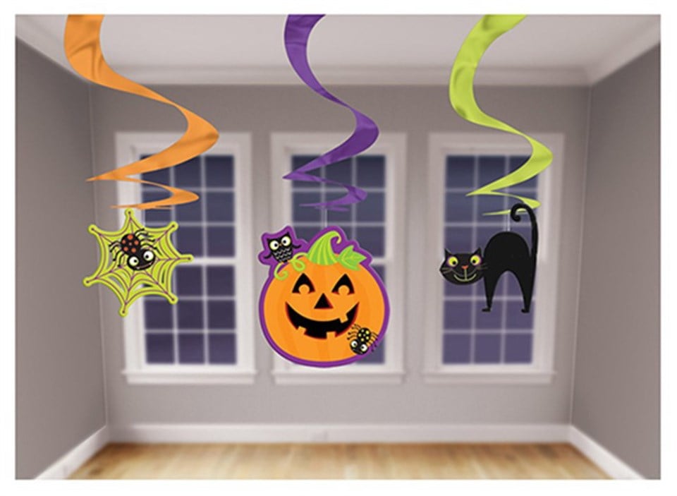 Halloween Balkabağı Mini Süs Dalgası