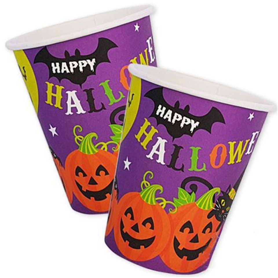 Halloween Bardak 8li