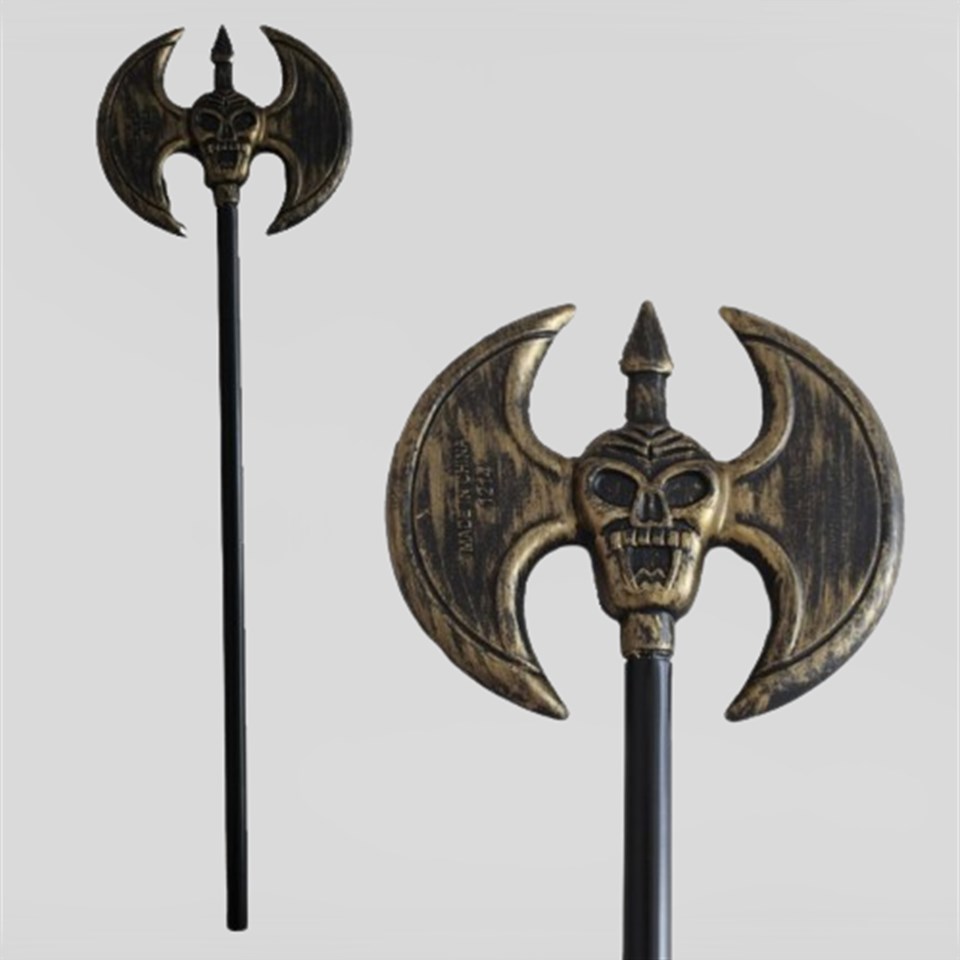 Halloween Çift Taraflı Balta