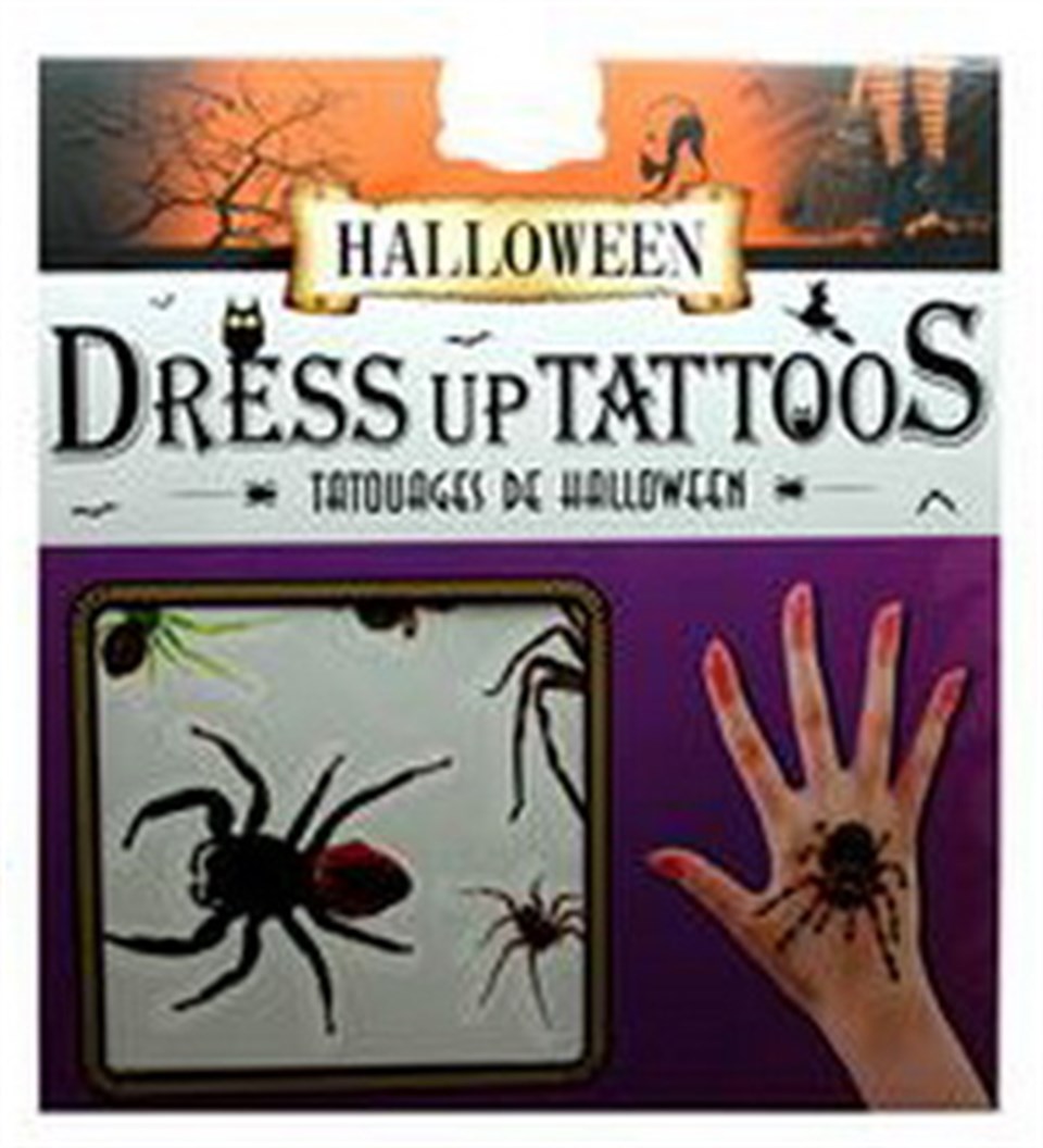 Halloween Dövme, Örümcek