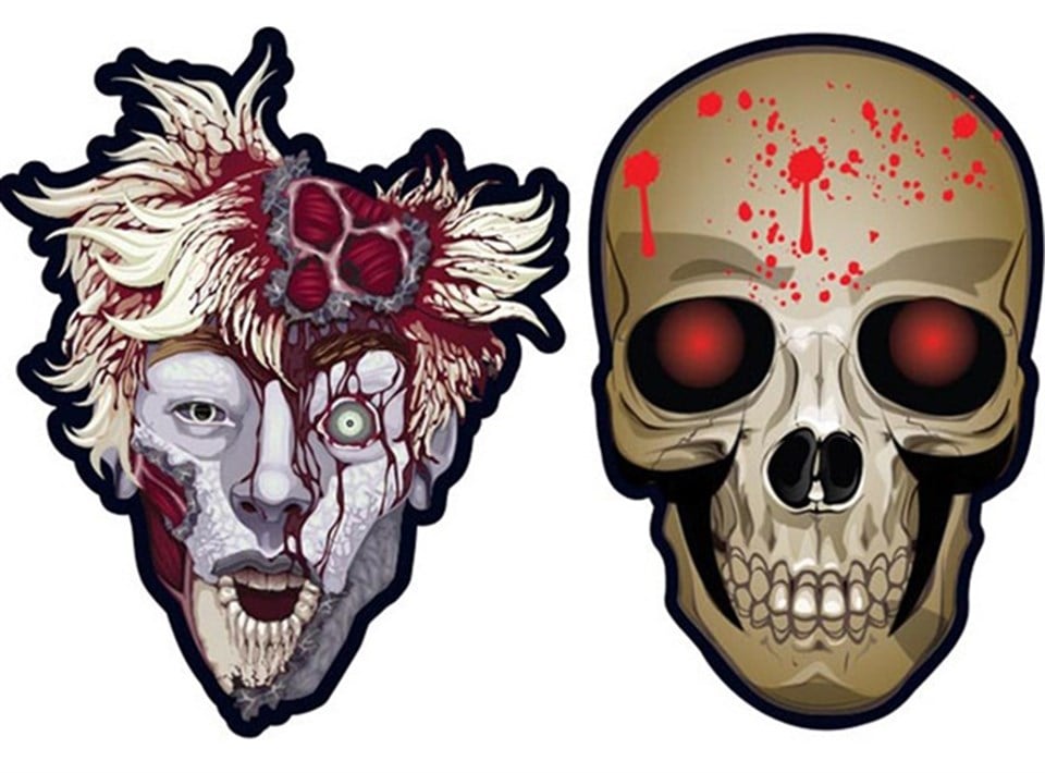 Halloween Kağıt Maske 6lı