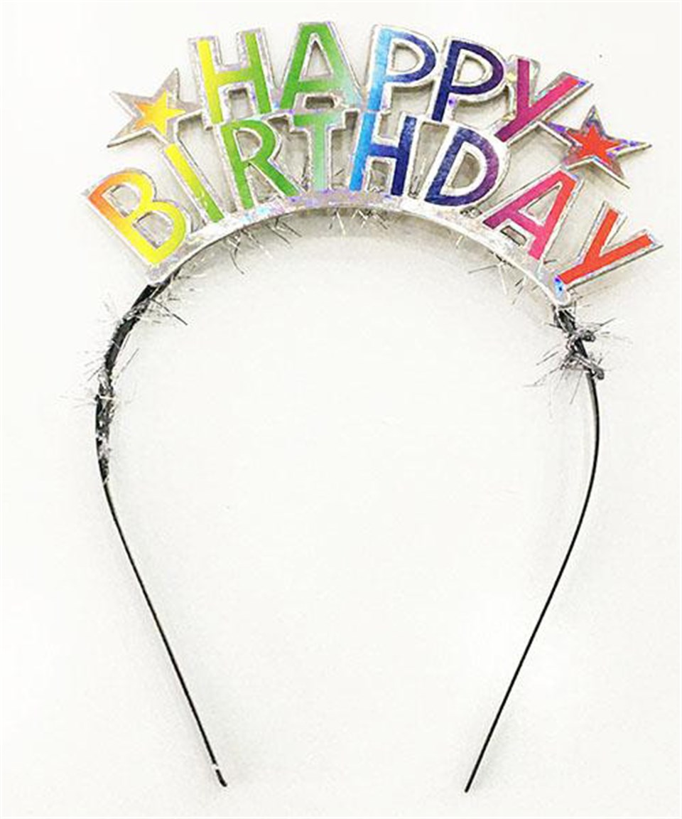 Happy Birthday Renkli Taç
