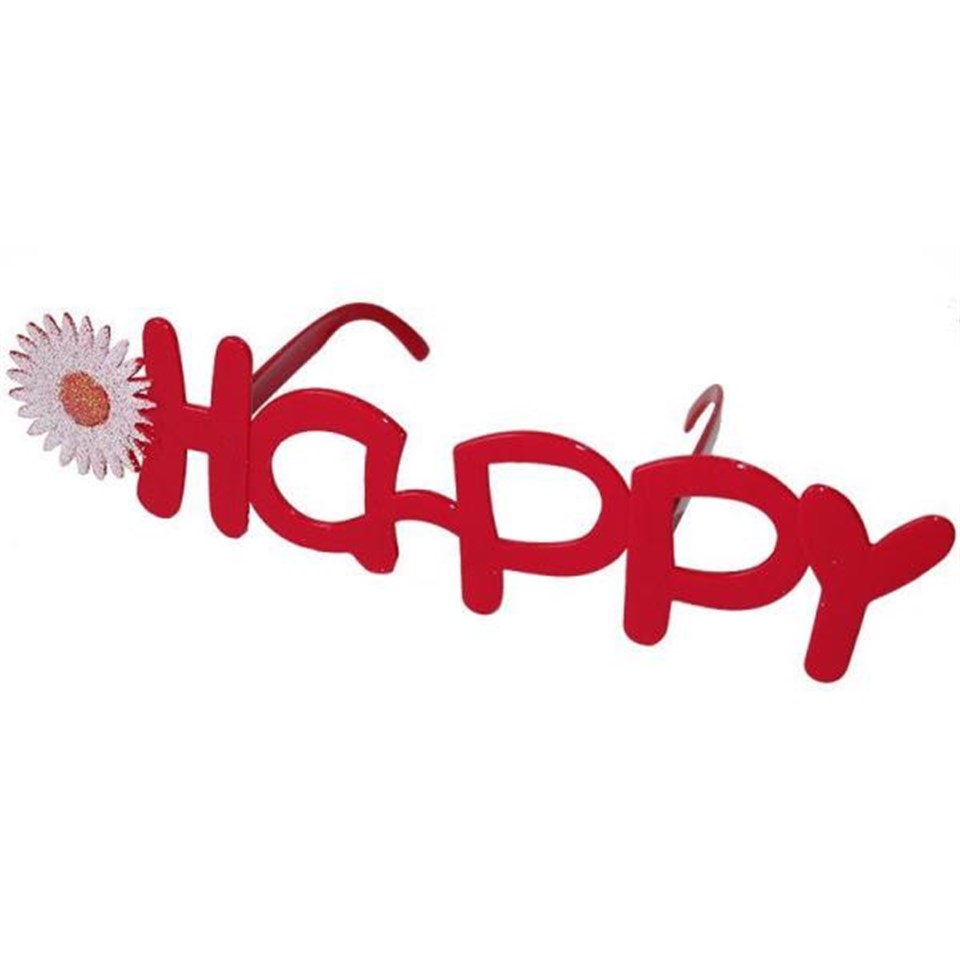 HAPPY Kırmızı Parti Gözlük