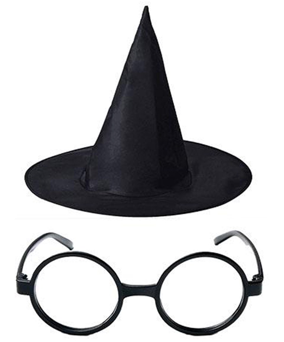 Harry Potter Şapka ve Gözlük Set