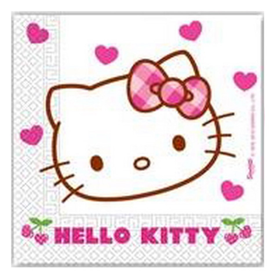 Hello Kitty Kalpler, Peçete