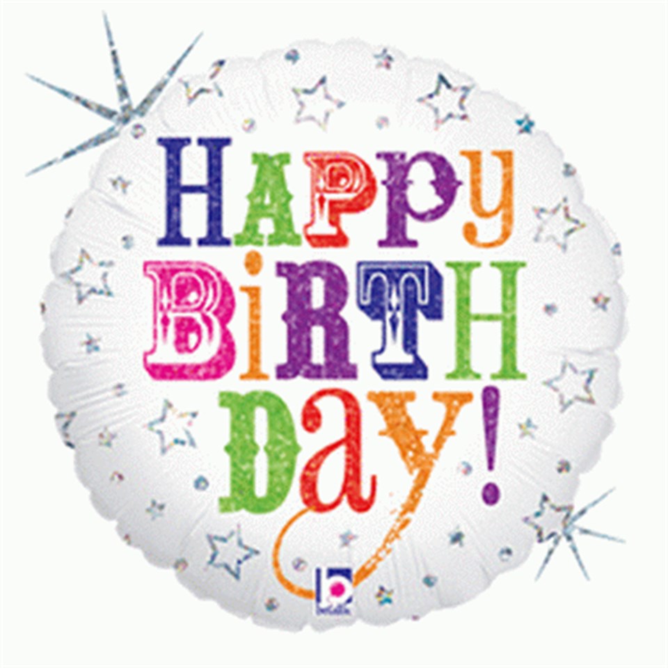 Holografik Happy Birthday, Folyo Balon