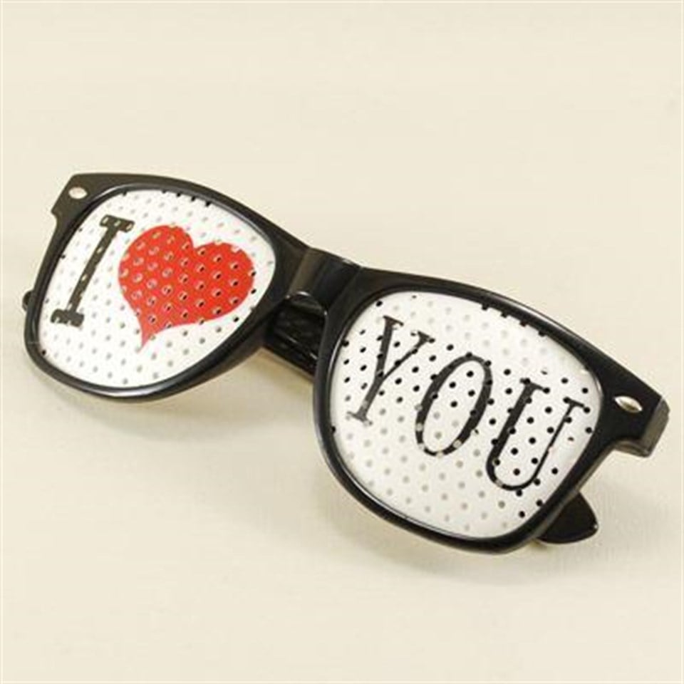I Love You Parti Gözlük
