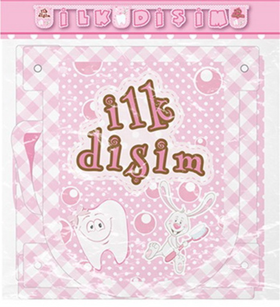 İlk Dişim Yazılı Banner, Kız