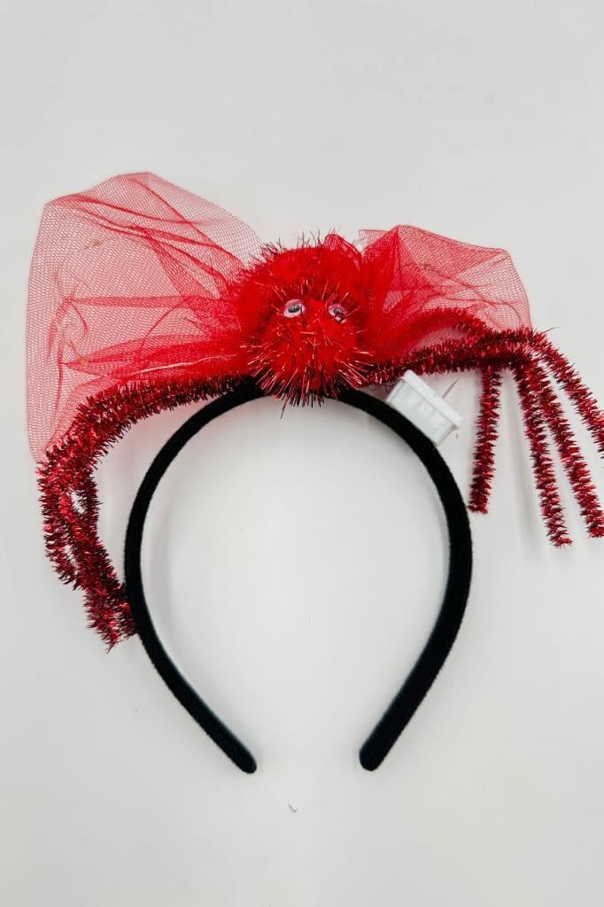 Işıklı Kırmızı Örümcek Taç