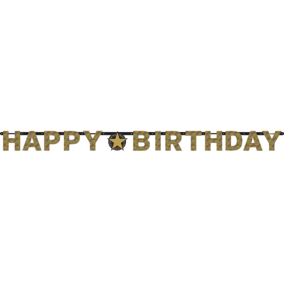 Işıltılı Doğumgünü, Happy Birthday Banner