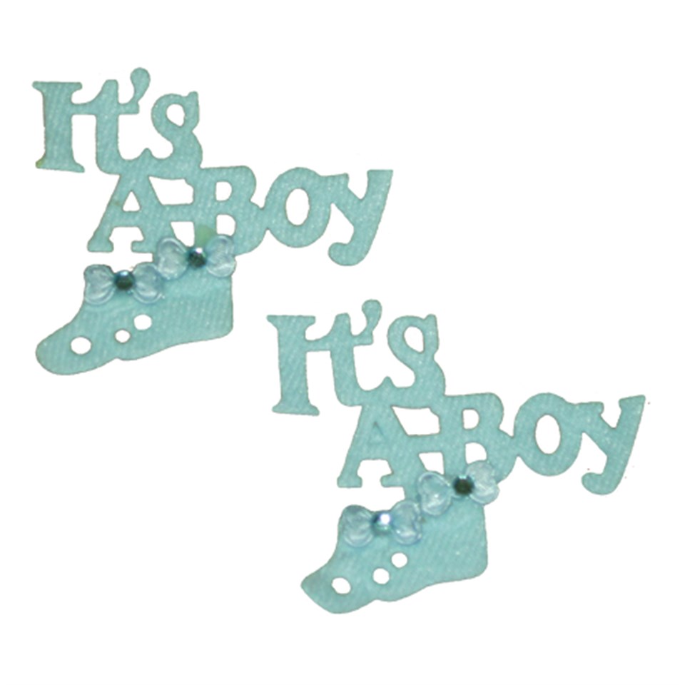 It's A Boy Yazı 10'lu