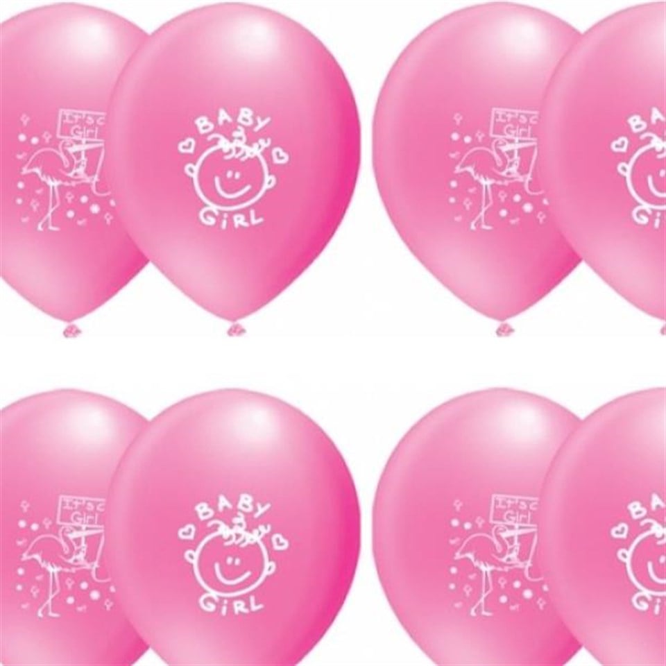 It´s a girl balon, 10´lu Paket