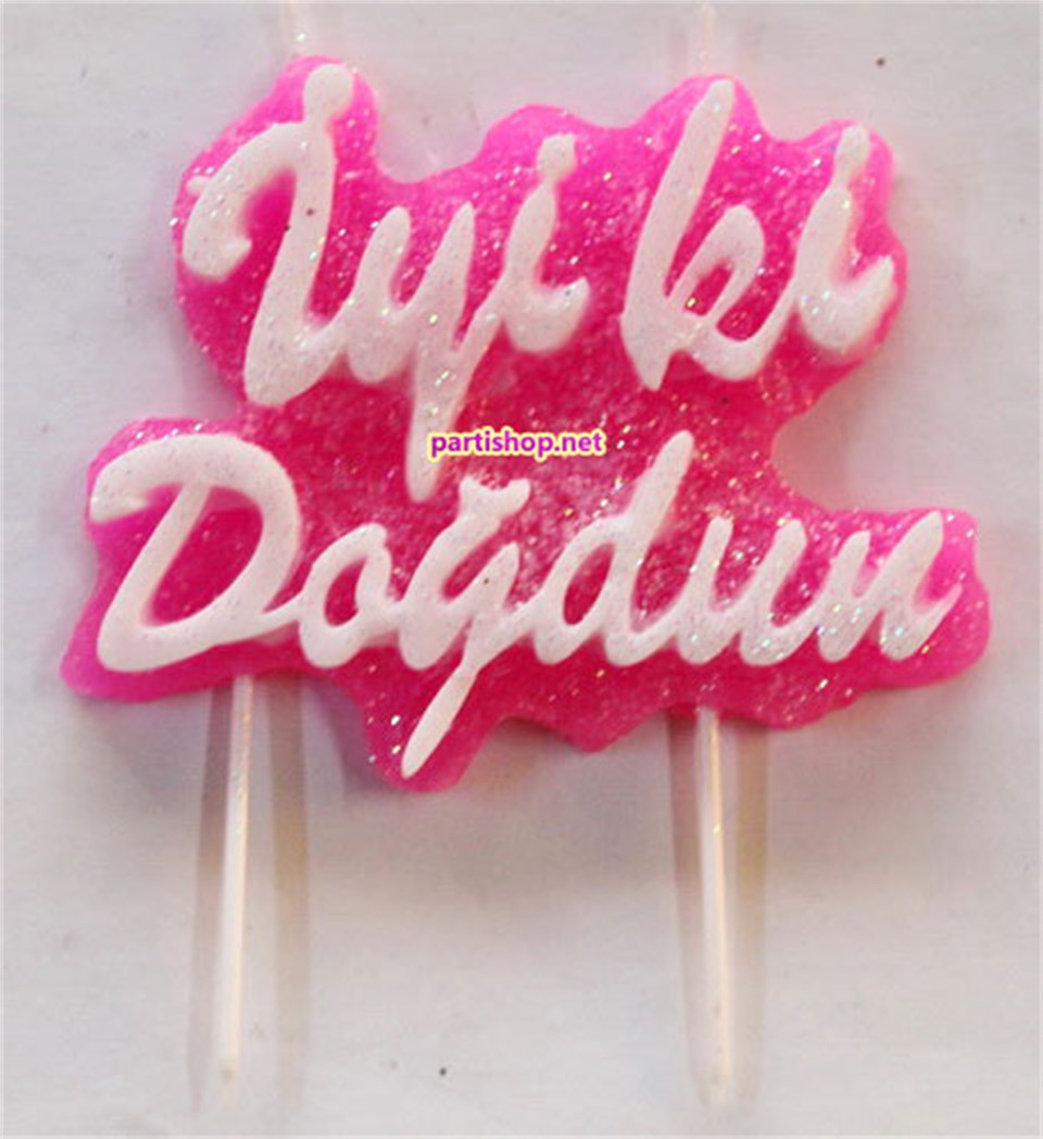 İyiki Doğdun Pembe Mum