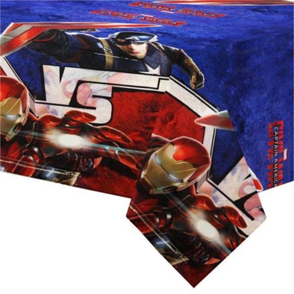 Kaptan Amerika ve Demir Adam Masa Örtüsü