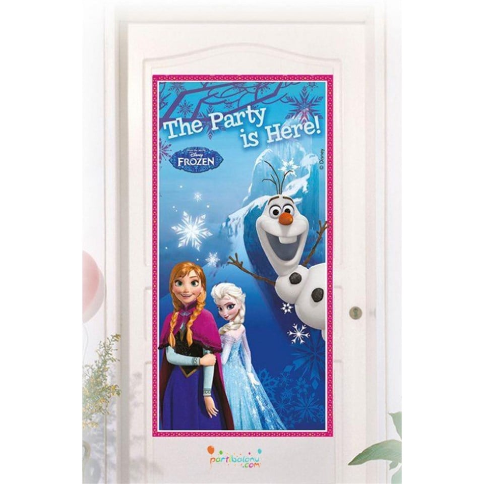 Karlar Ülkesi, Prenses Anna Elsa Frozen Kapı Banner