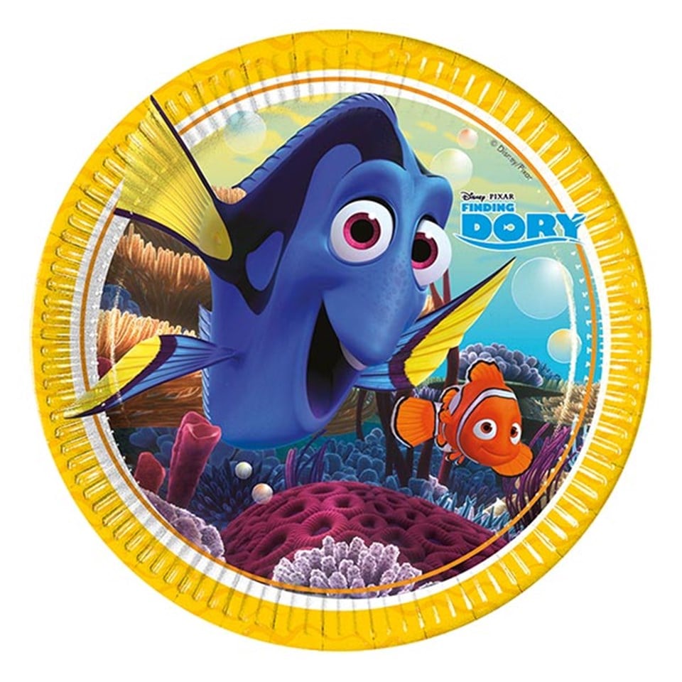 Kayıp Balık Dory Kağıt Tabak