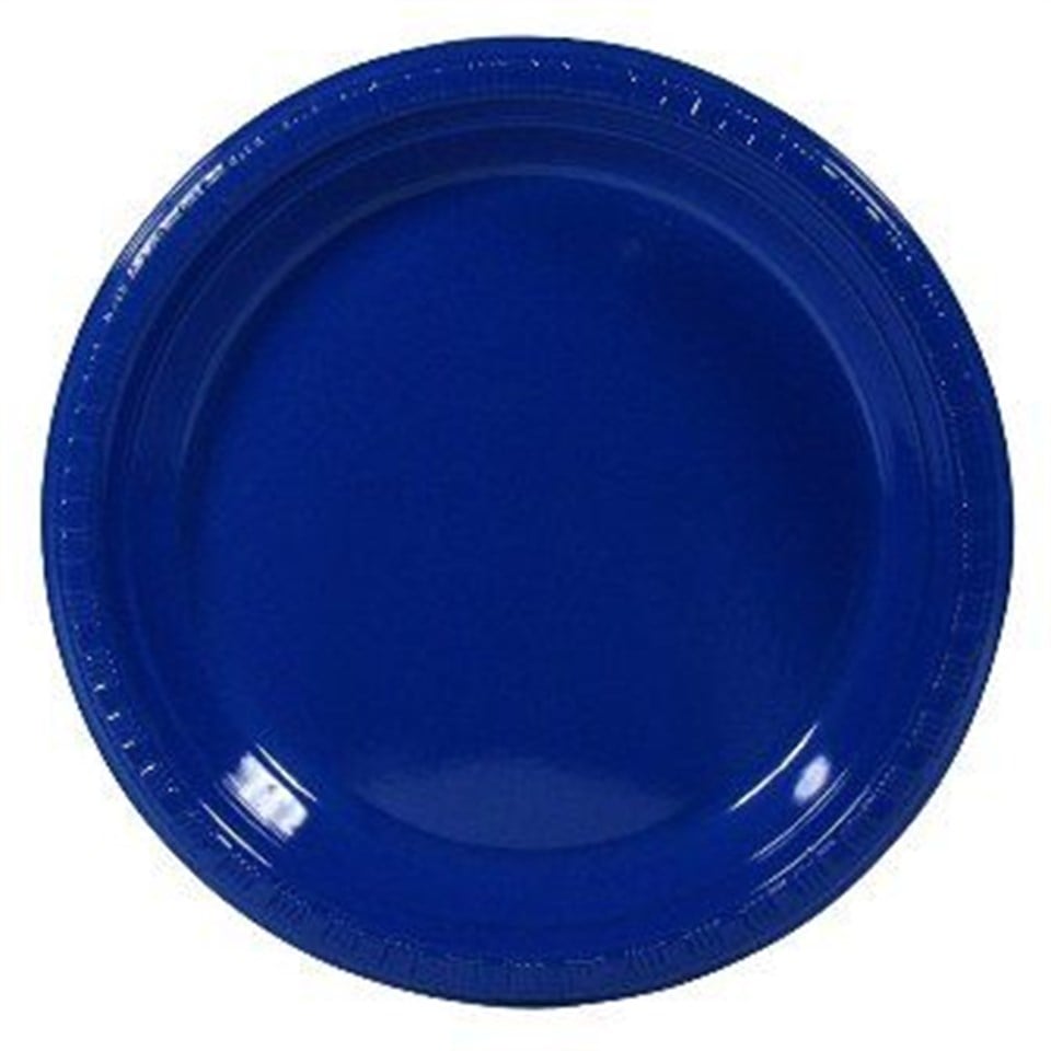 Lacivert Renkli Kağıt Tabak 10 lu