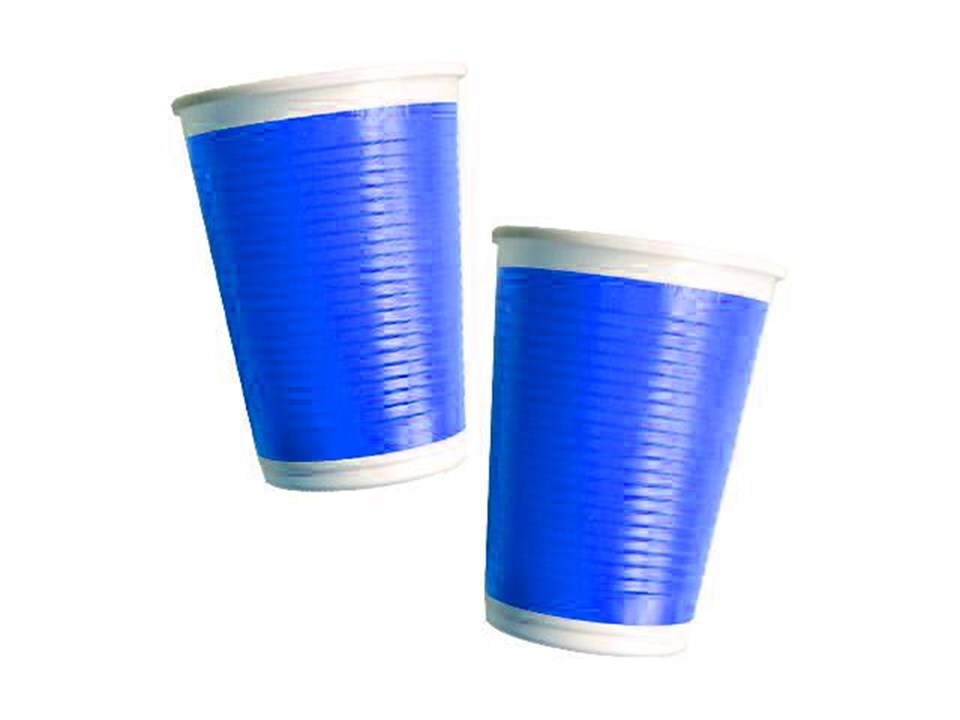 Lacivert, Plastik Bardak 10'lu