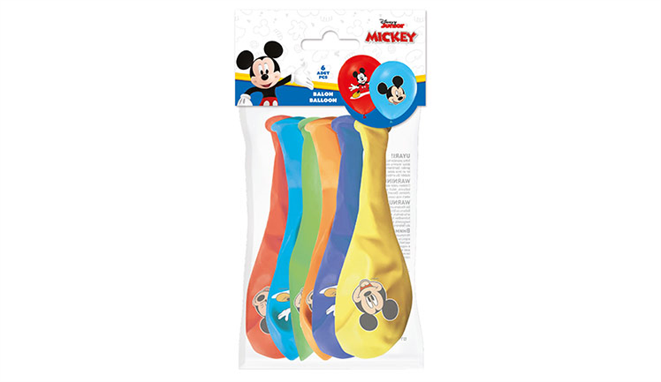 Mickey Mouse, Balonları 6'lı Paket