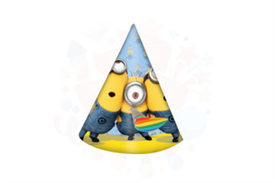 Minions Balon Partisi, Şapka 6lı