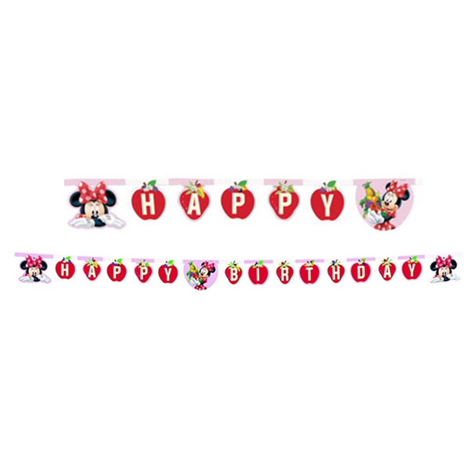 Minnie Jam, Happy Birthday Banner