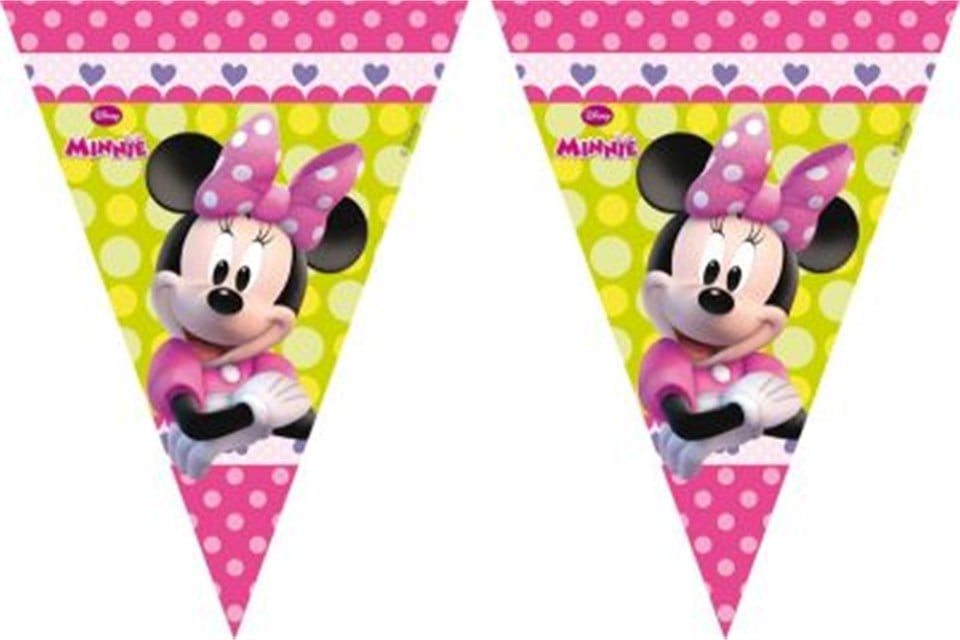 Minnie Mouse Fiyonk Bayrak Dizisi