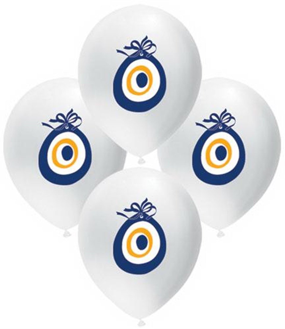 Nazar Boncuklu Balon, 10´lu Paket