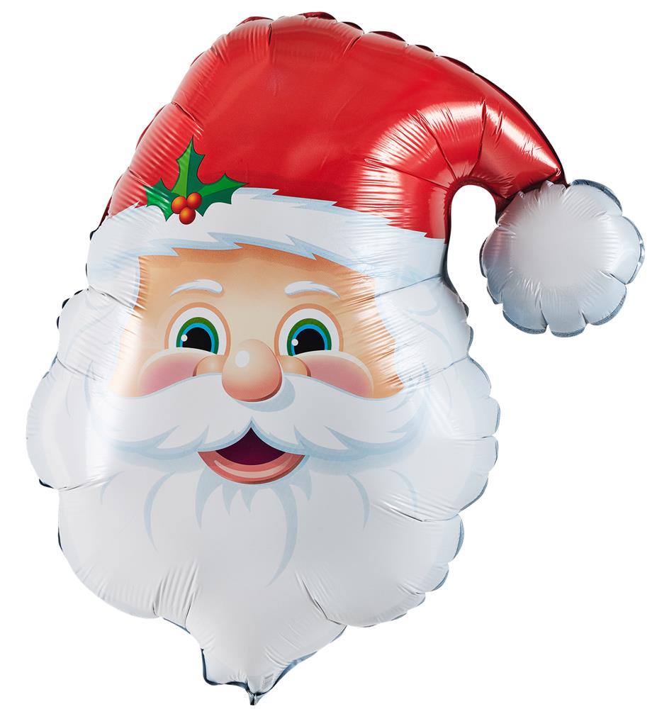 Noel Baba Kafa Folyo Balon