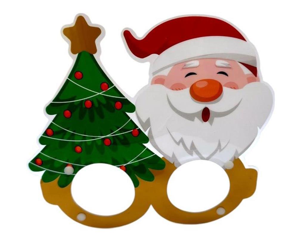 Noel Baba ve Ağaç Yılbaşı Gözlük