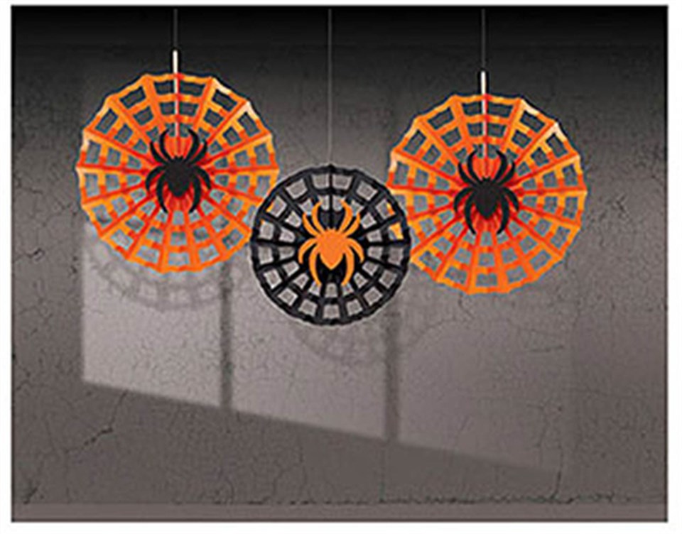 Örümcek Ağı Halloween Mekan Dekoru 3lü