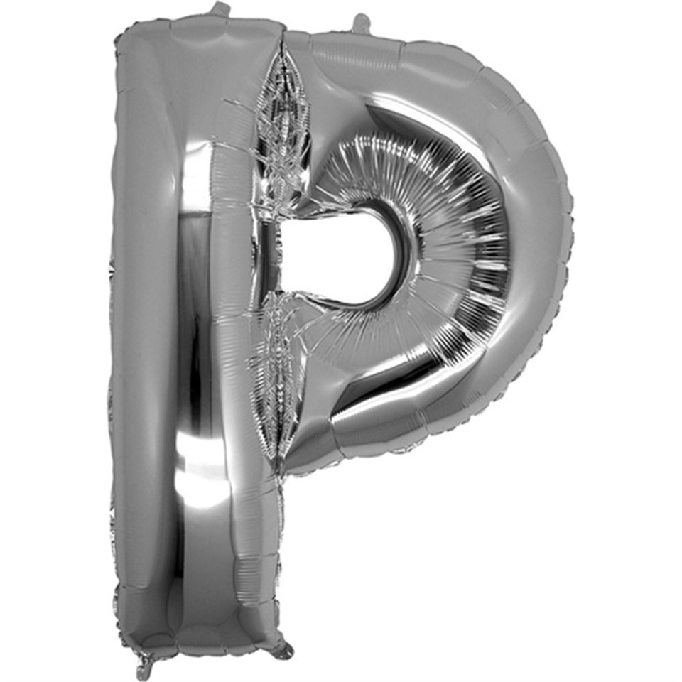 P Harf Folyo Balon, Gümüş
