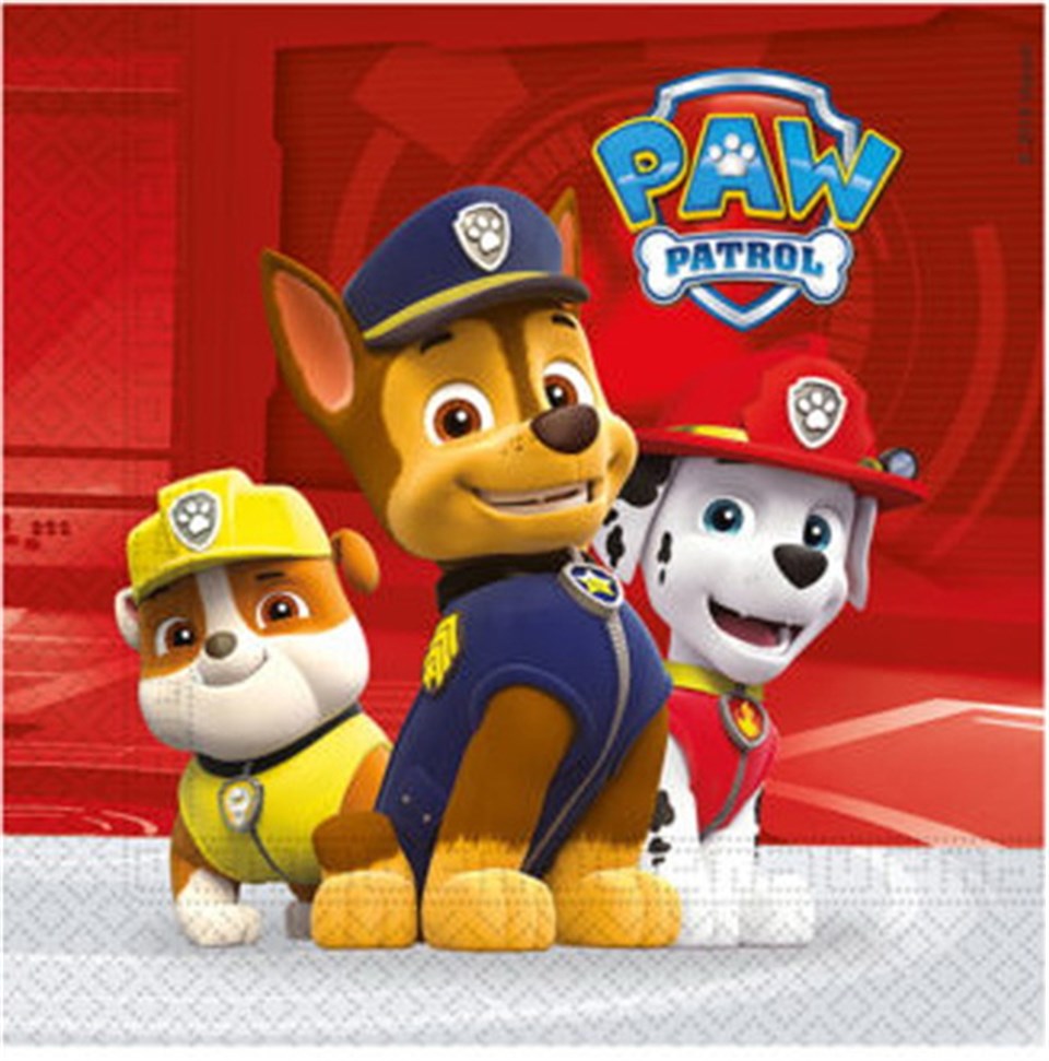 Paw Patrol Action, Peçete